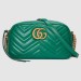 Gucci Green GG Marmont Small Camera Shoulder Bag