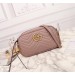 Gucci Dusty Pink GG Marmont Small Camera Shoulder Bag