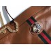 Gucci Brown Calfskin Rajah Large Tote Bag