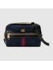 Gucci Navy Blue Ophidia Suede Mini Bag