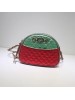 Gucci Green/Red Laminated Leather Mini Bag