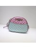 Gucci Pink/Blue Laminated Leather Mini Bag