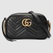 Gucci Black GG Marmont Small Camera Shoulder Bag