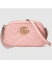 Gucci Pink GG Marmont Small Camera Shoulder Bag