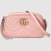 Gucci Pink GG Marmont Small Camera Shoulder Bag
