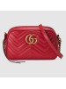 Gucci Red GG Marmont Small Camera Shoulder Bag