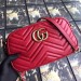 Gucci Red GG Marmont Small Camera Shoulder Bag