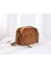 Gucci Brown GG Marmont Velvet Small Shoulder Bag