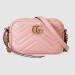 Gucci Pink GG Marmont Matelasse Mini Bag