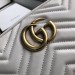 Gucci White GG Marmont Matelasse Mini Bag