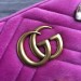 Gucci Pink Velvet GG Marmont Mini Crystals Bag