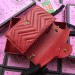 Gucci Red GG Marmont Matelasse Chain Mini Bag