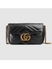 Gucci Black GG Marmont Matelasse Super Mini Bag