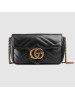 Gucci Black GG Marmont Matelasse Super Mini Bag
