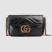 Gucci Black GG Marmont Matelasse Super Mini Bag