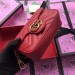 Gucci Red GG Marmont Matelasse Super Mini Bag