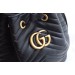 Gucci Black GG Marmont Bucket Bag