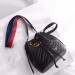 Gucci Black GG Marmont Bucket Bag