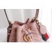 Gucci Light Pink GG Marmont Bucket Bag