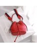 Gucci Red GG Marmont Bucket Bag