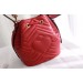 Gucci Red GG Marmont Bucket Bag