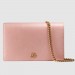 Gucci Pink GG Marmont Leather Chain Mini Bag