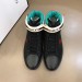 Gucci Men's Ace Gucci Stripe High-top Black Sneakers