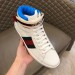 Gucci Men's Ace Gucci Stripe High-top White Sneakers