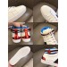 Gucci Men's Ace Gucci Stripe High-top White Sneakers