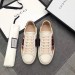 Gucci Men's Ace White Sneaker With Flames