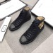 Gucci Men's Black High-top Sneaker With Tiger