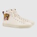 Gucci Men's White High-top Sneaker With Tiger