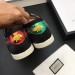 Gucci Men's Black Low-top Sneaker With Web
