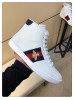 Gucci Men's Ace Embroidered Bee High-top White Sneaker