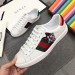 Gucci Men's Ace Embroidered Boston Terriers Sneaker