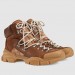 Gucci Men's Brown Flashtrek GG High-top Sneaker