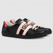 Gucci Men's Elastic Stripe Black Sneaker