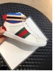 Gucci Men's White Stripe Ace High-top Sneaker