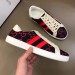 Gucci Men's Red Ace GG Wool Sneaker