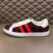 Gucci Men's Red Ace GG Wool Sneaker