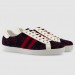 Gucci Men's Red Ace GG Wool Sneaker