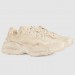 Gucci Men's Rhyton Sneaker In Ivory Leather