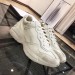 Gucci Men's Rhyton Sneaker In Ivory Leather