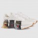 Gucci Men's Rhyton Leather Sneakers With Tigers