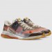 Gucci Men's Ultrapace Sneakers In Antique Grey Tejus Printed Leather