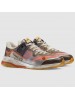 Gucci Men's Ultrapace Sneakers In Antique Grey Tejus Printed Leather