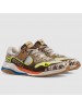 Gucci Men's Ultrapace Sneakers In Rock Tejus Printed Leather