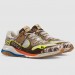 Gucci Men's Ultrapace Sneakers In Rock Tejus Printed Leather