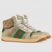 Gucci Men's Beige Screener GG High-top Sneakers