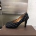 Bottega Veneta Padded Bloc Pumps In Black Lambskin